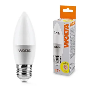 Лампа светодиодная Wolta  E27 12Вт 3000K 25YC12E27
