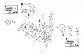 Бра Globo Phoenix 51538-1W