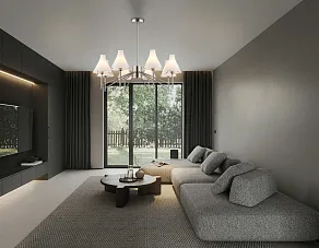 Люстра на штанге Ambrella Light HIGH LIGHT LH57125