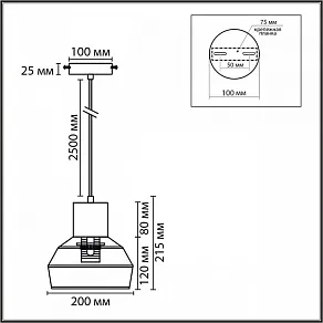 Подвесной светильник Lumion ECO 8367/1A