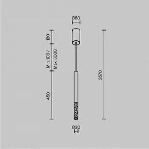 Подвесной светильник Maytoni Pro Shade MOD157PL-L6WK