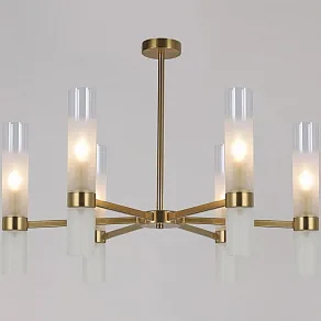 Люстра на штанге ILLUMICO  IL0279-6P-79 BRASS