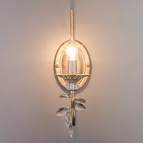 Бра Eurosvet Alexandria 60057/1 белый с золотом