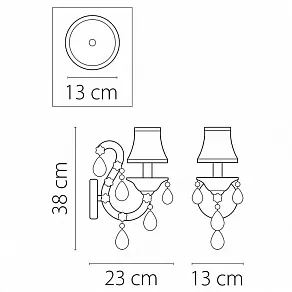 Бра Osgona Princia 726611