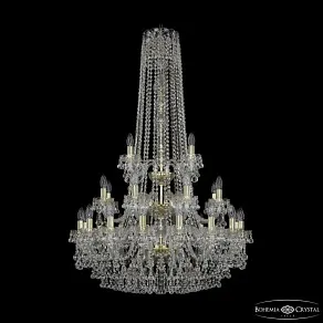Подвесная люстра Bohemia Ivele Crystal 1409 1409/16+8+4/300/h-130/3d G