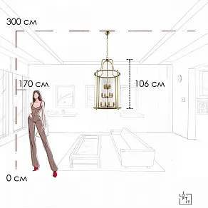 Подвесной светильник Loft it Lighthouse 10456/12 AB