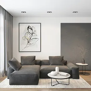 Встраиваемый светильник Denkirs FLAT DK2092-BK