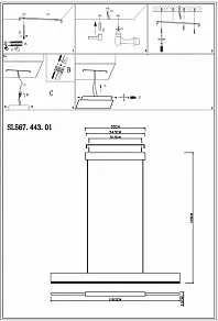 Подвесной светильник ST-Luce Percetti SL567.443.01