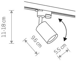 Светильник на штанге Nowodvorski Profile Eye Spot 7857