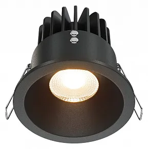 Встраиваемый светильник Maytoni Zoom DL034-01-12W2.7K-B