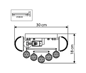 Накладной светильник Lightstar Monile 704032