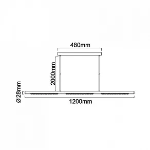 Подвесной светильник Mantra MECA 9115