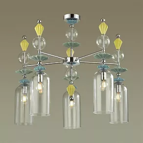 Люстра на штанге Odeon Light Bizet 4893/5C