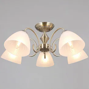 Люстра на штанге ILLUMICO  IL0897-5CSQ-26 AB ELITE
