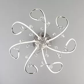 Потолочная люстра Eurosvet Irvine 90106/7 хром 97W