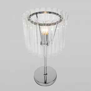 Настольная лампа декоративная Bogate's Flamel 01117/1 хром