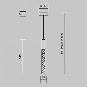 Подвесной светильник Maytoni Selemo MOD328PL-L3CH3K
