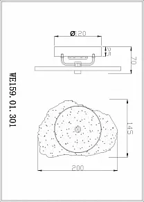 Бра Wertmark Nicola WE159.01.301