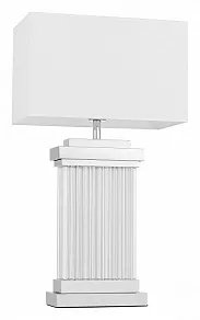 Настольная лампа декоративная LUMINA DECO Davos LDT 310 CHR+WT