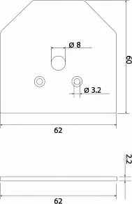 Заглушка для трека Elektrostandard Slim Magnetic 85125/00
