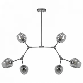 Люстра на штанге AM-Group LOFT LOFT-6 BK