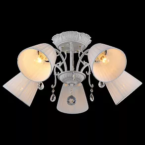 Люстра на штанге Natali Kovaltseva Majestic I MAJESTIC I 75016-5C WHITE