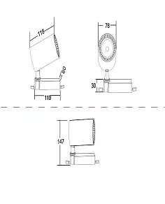 Светильник на штанге Maytoni Vuoro TR029-3-10W4K-B