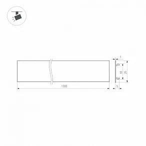 Плата декоративная для трека Arlight MAG-ORIENT 038422